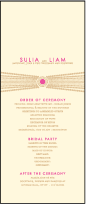 Bejeweled Letterpress Program Tea Design Small