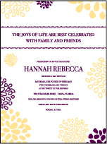 Bellini Letterpress Bat Mitzvah Design Small