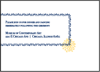 Bellini Letterpress Reception Design Small