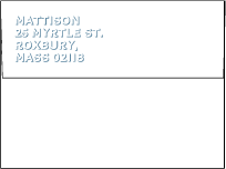 Bennett Simple Letterpress Envelope Design Small