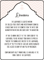 Boardwalk Letterpress Direction Design Small