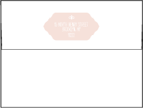 Boardwalk Letterpress Envelope Design Small