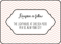 Boardwalk Letterpress Reception Design Small