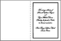 Bordure Letterpress Program Design Small