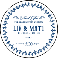 Bradford Letterpress Coaster Design Small