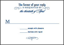 Bradford Letterpress Reply Design Small