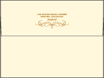 Branch Letterpress Envelope Design Small