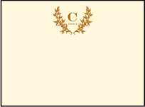 Branch Letterpress Placecard Flat Design Small