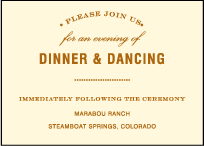 Branch Letterpress Reception Design Small