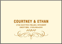 Branch Letterpress Reply Envelope Design Small
