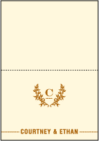 Branch Letterpress Thank You Card Fold Design Small