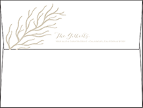 Breakers Letterpress Envelope Design Small