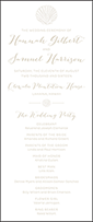Breakers Letterpress Program Tea Design Small