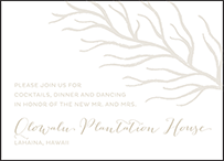 Breakers Letterpress Reception Design Small