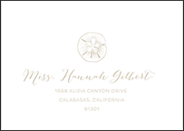 Breakers Letterpress Reply Envelope Design Small