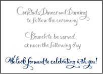 Bristol Calligraphy Letterpress Reception Design Small