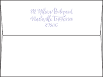 Browning Letterpress Envelope Design Small
