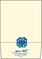 Byzantine Letterpress Envelope Design Small