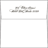 Callaway Letterpress Envelope Design Small
