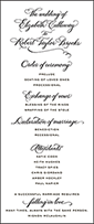 Callaway Letterpress Program Tea Design Small