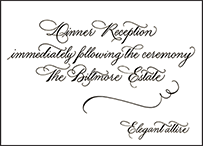 Callaway Letterpress Reception Design Small
