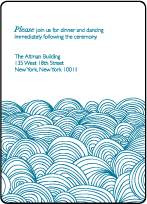 Camilla Letterpress Reception Design Small