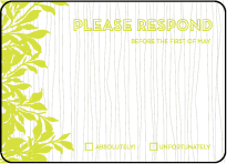 Canopy Letterpress Reply Design Small