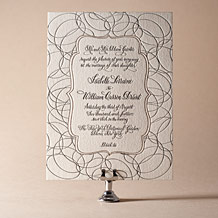 Canto Letterpress Invitation Design Small