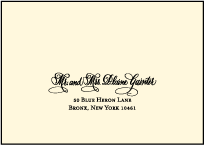Canto Letterpress Reply Envelope Design Small