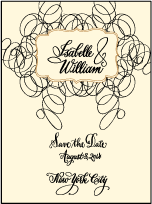 Canto Letterpress Save The Date Design Small