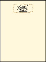 Canto Letterpress Thank You Card Flat Design Small