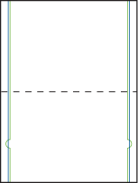 Cardette Letterpress Placecard Fold Design Small