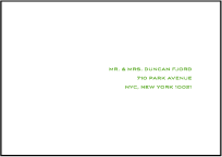 Cardette Letterpress Reply Envelope Design Small