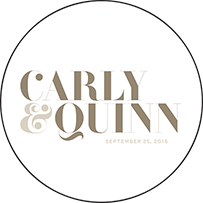 Carly Letterpress Coaster Design Small