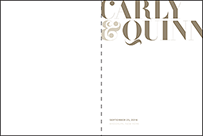 Carly Letterpress Program Design Small