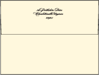 Carlyle Letterpress Envelope Design Small