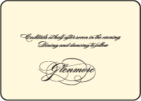 Carlyle Letterpress Reception Design Small