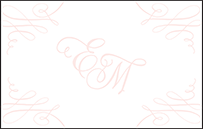 Carolina Letterpress Reply Postcard Front Design Small