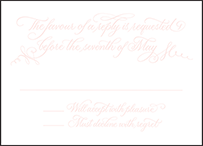 Carolina Letterpress Reply Design Small