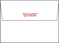 Cecilia Letterpress Envelope Design Small