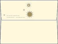 Celeste Letterpress Envelope Design Small