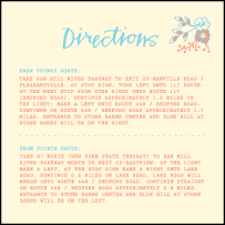 Chapin Letterpress Direction Design Small