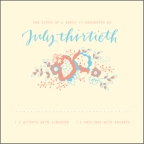 Chapin Letterpress Reply Design Small