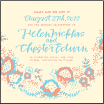 Chapin Letterpress Save The Date Design Small