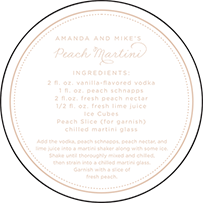Charlotte Letterpress Coaster Design Small
