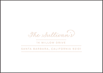 Charlotte Letterpress Reply Envelope Design Small
