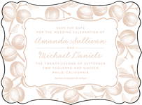 Charlotte Letterpress Save The Date Design Small
