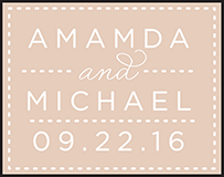 Charlotte Letterpress Stamp Design Small