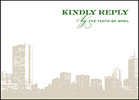 Charmed Boston Letterpress Reply Design Small
