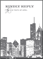 Charmed Chicago Letterpress Reply Design Small